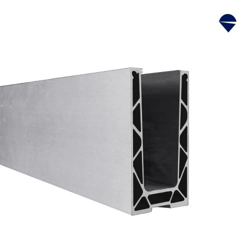 Podesivo 1,5kN Top Mount Aluminium Glass Channel